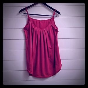 Flowy pleated cami